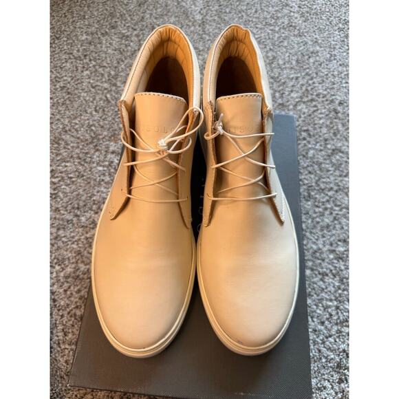 Nisolo Men’s Cortez High Top Sneakers Size - 11.5 - New - Bone Color - Picture 6 of 12